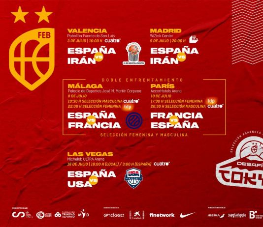 La Gira de la Selecció Masculina començarà en València