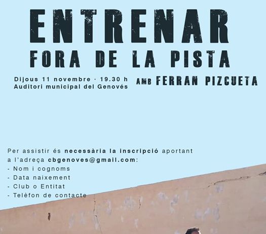Charla formativa de Ferrán Pizcueta en Genovés