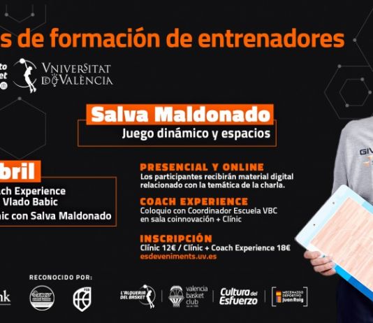 Valencia Basket: Jornada formativa con Salva Maldonado
