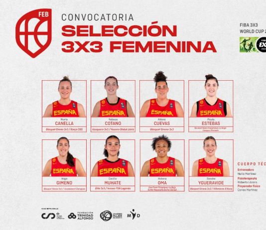 Preselección Femenina 3×3 con Ygueravide, Cotano y Gimeno