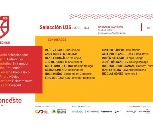 Preselecció U15 amb quatre jugadors/es de la Comunitat