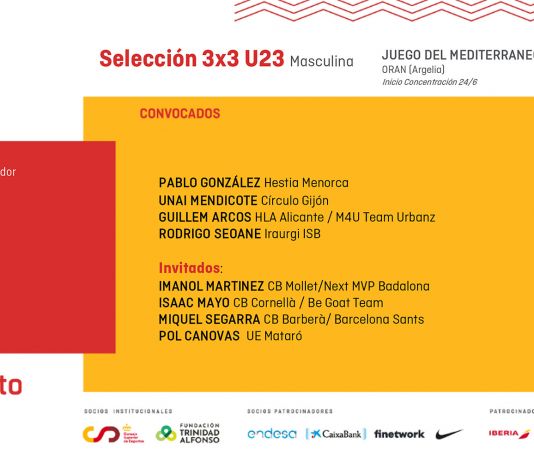 Selección 3×3 U23 con Guillem Arcos
