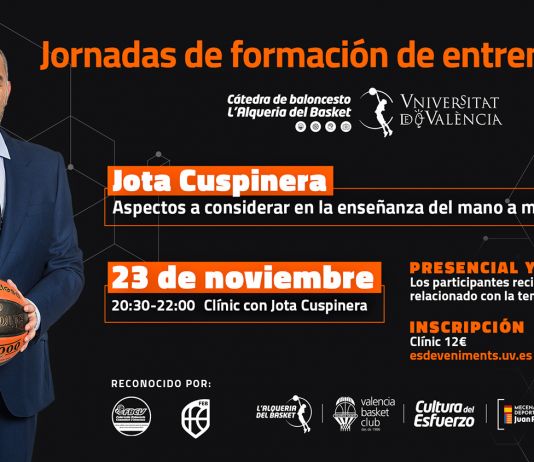 Jornada formativa de València Basket amb Jota Cuspinera