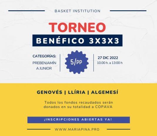 Torneig 3X3X3 Benèfic a benefici de COPAVA