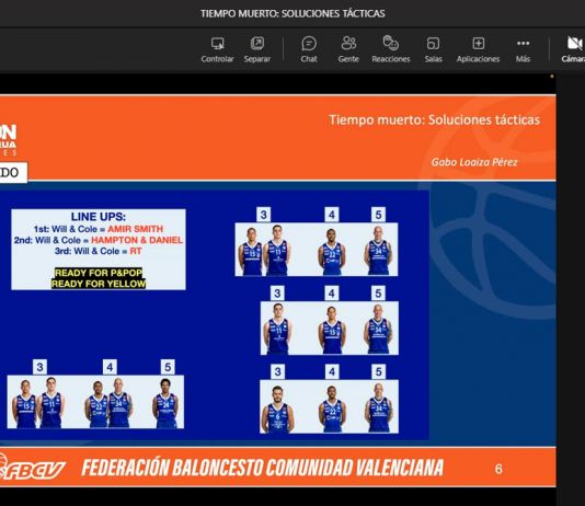 Gabriel Loaiza desgranó los planteamientos tácticos del tiempo muerto