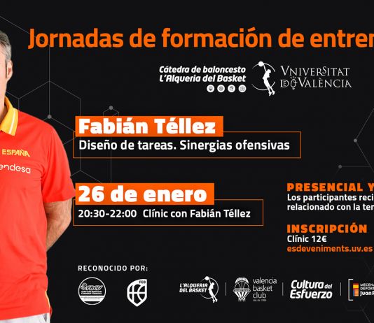 Valencia BC: Nueva jornada de formación con Fabián Téllez