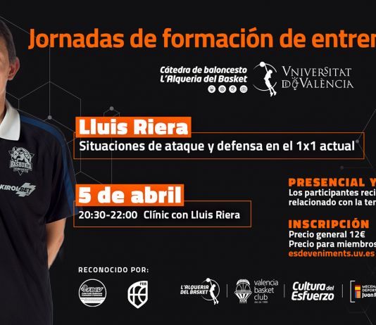 Valencia Basket: Jornada de formació amb Lluís Riera
