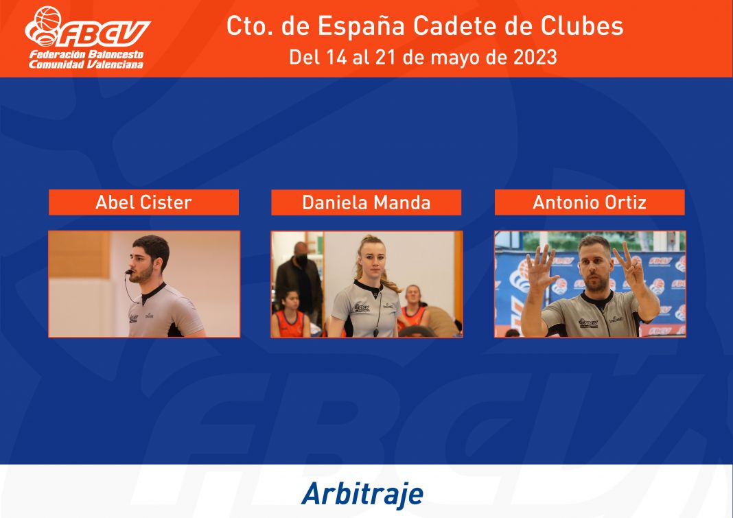 3 Arbitros Cto España Cadete