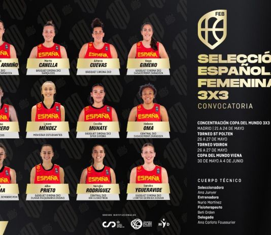 Selección Femenina 3×3 con Vega Gimeno y Sandra Ygueravide