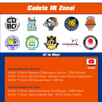 Cartel Finales IR Zonal Cadete 1