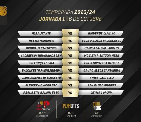 Calendario LEB Oro