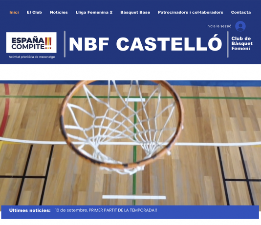 El NBF Castelló estrena nueva web