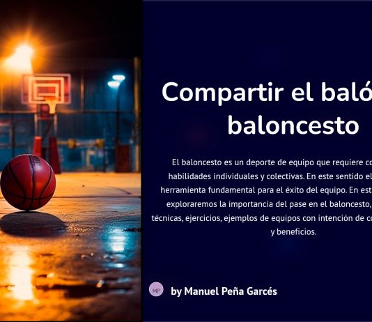Manuel Peña mostró la importancia del pase en el baloncesto