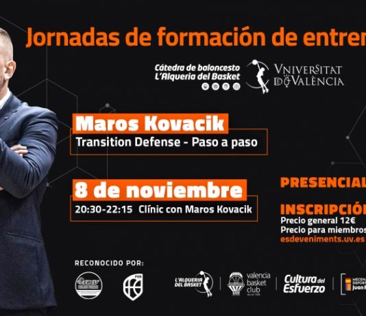 Valencia BC: Maros Kovacik en la primera formació 23-24