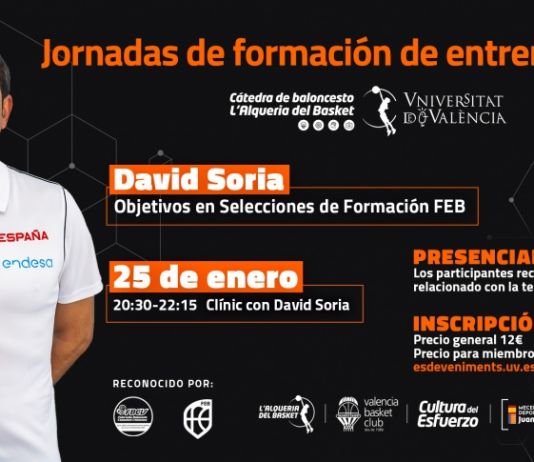 Valencia Basket: Pròxima formació amb David Soria
