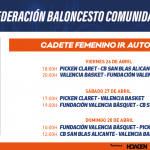 Horarios Fase Final CF Autonomico