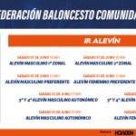Horarios Finales IR Alevin