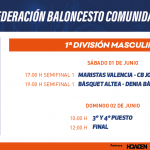 Horarios Fase Final 1DM