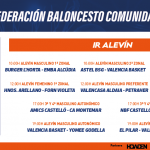 Horarios Finales IR Alevin