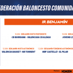 Horarios Finales IR Benjamin