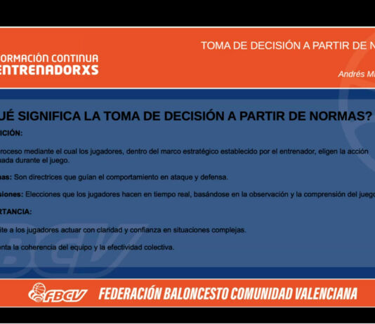 Andrés Miso abordó el trabajo de equipo a partir de normas