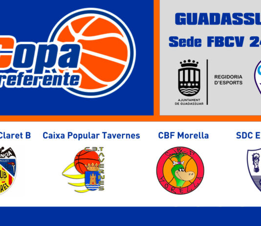 Horarios y emparejamientos Copa Junior Femenino Preferente