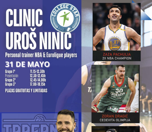 Clínic del CB Tabernes Blanques con Uros Ninic
