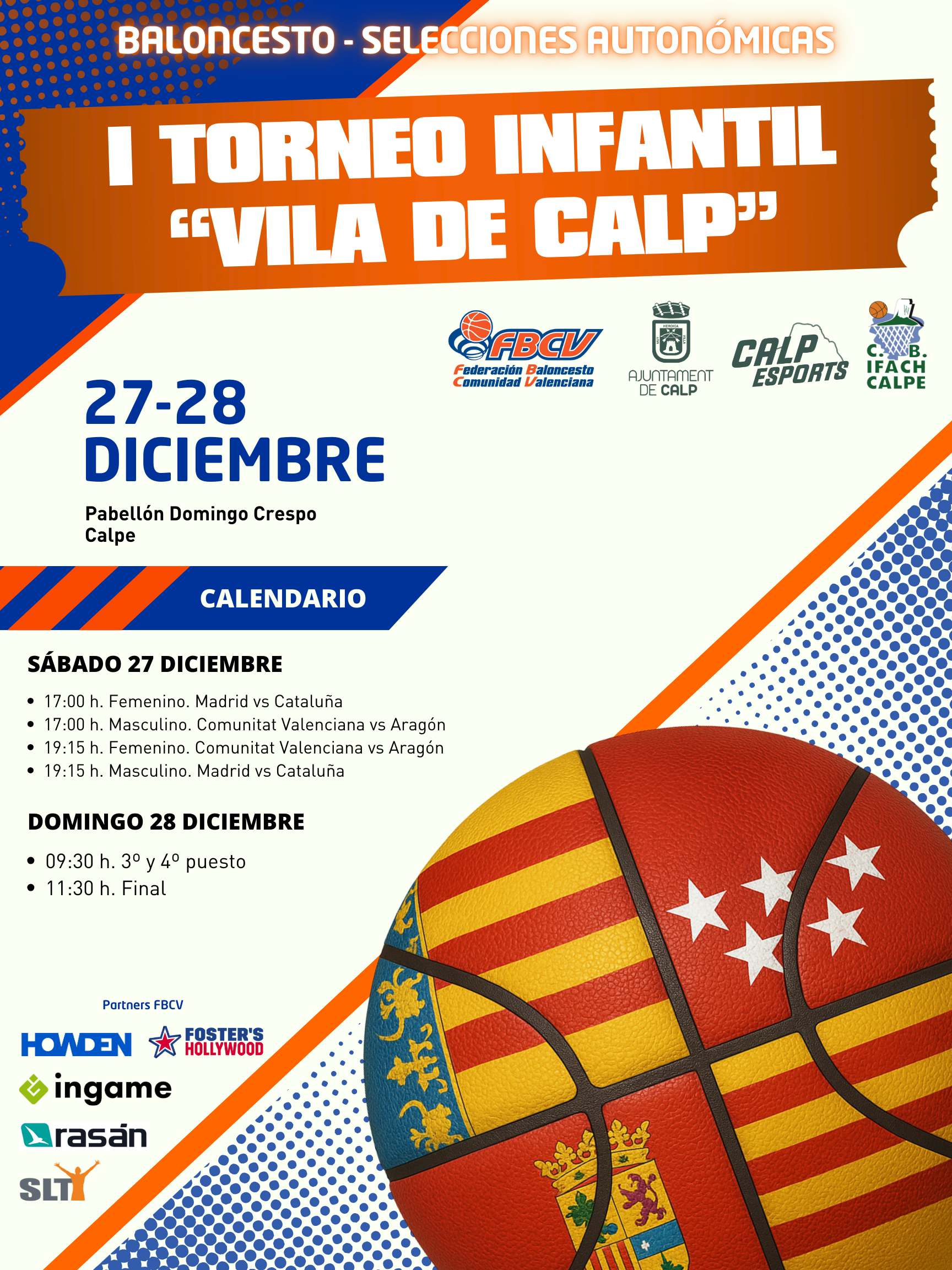Cartel Torneo Infantil Calpe
