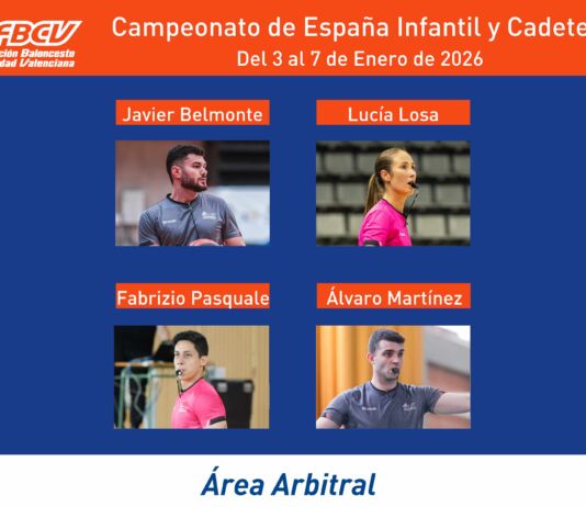 Àrbitres FBCV al Campionat d'Espanya de Seleccions