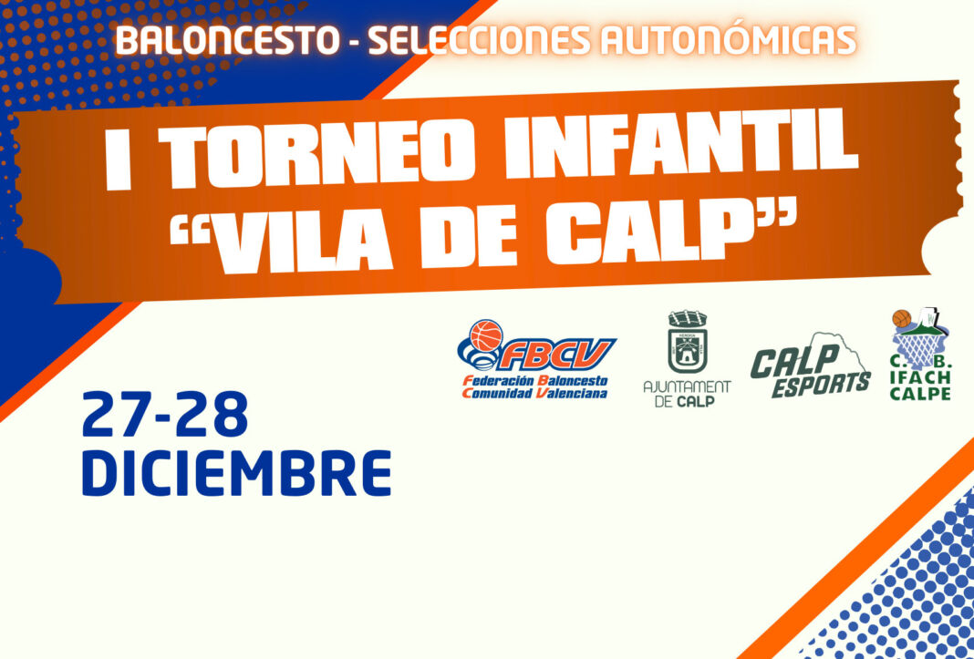 Cartel Torneo Infantil Calpe 2