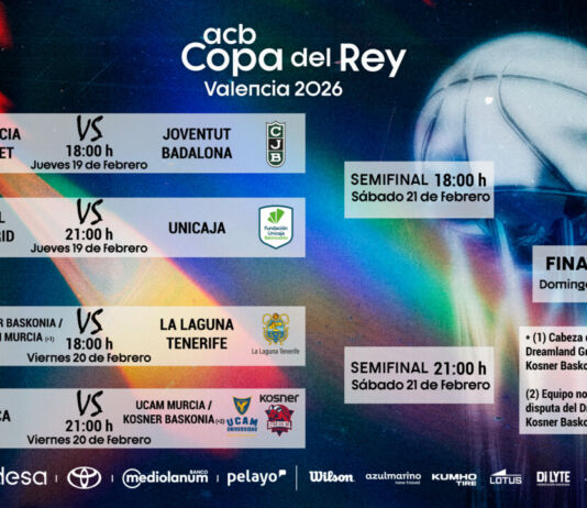 Emparejamientos Copa del Rey Valencia 2026