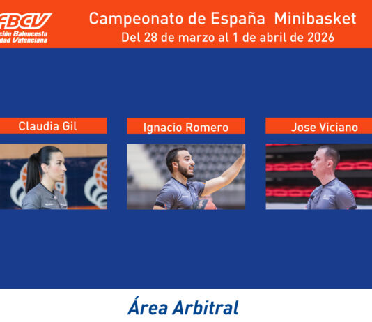 Àrbitres FBCV al Campionat d'Espanya Minibasket
