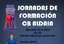 CB Aldaia: Jornadas de formación para entrenadores