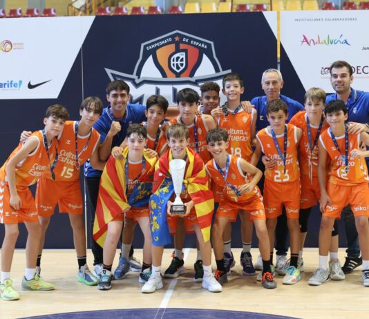 Valencia Basket es subcampeón de España Alevín Masculino
