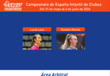 Lucía Losa y Daniela Manda arbitran el Cto. de España Infantil