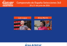 Luis Luque y Ainoa Martín actuarán en el Cto. de Selecciones 3×3