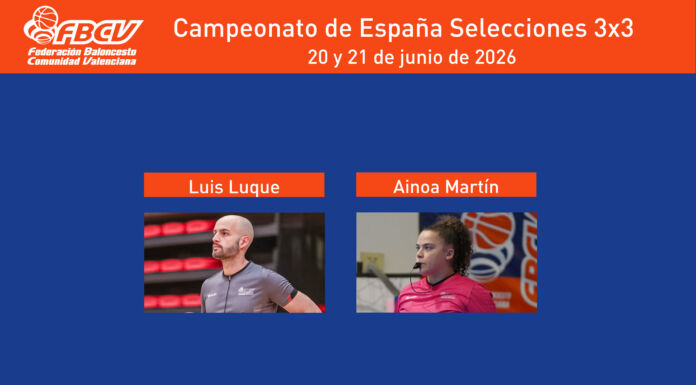 Luis Luque y Ainoa Martín actuarán en el Cto. de Selecciones 3×3