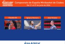 Àrbitres FBCV en el Campionat d'Espanya Mini de Clubs