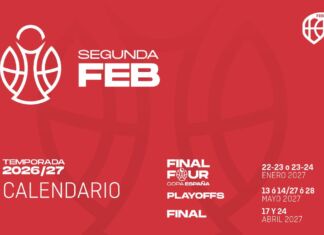 Calendario Segunda FEB